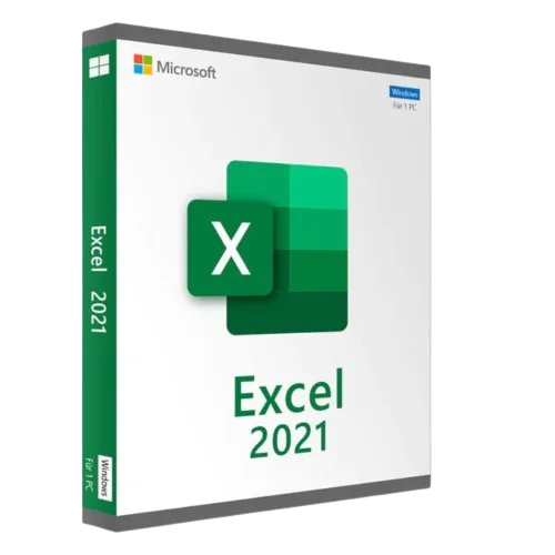 Verpackung von Microsoft Excel 2021 für PC