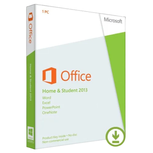 Microsoft Office Home & Student 2013 Verpackung mit Word, Excel, PowerPoint und OneNote