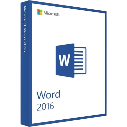 Abbildung der Microsoft Word 2016 Softwareverpackung