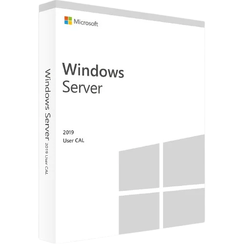 Verpackung von Microsoft Windows Server 2019 User CAL