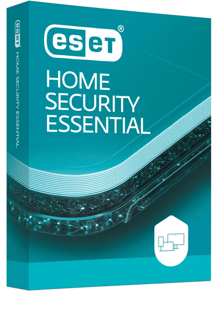 ESET Home Security Essential Software Box in Türkis