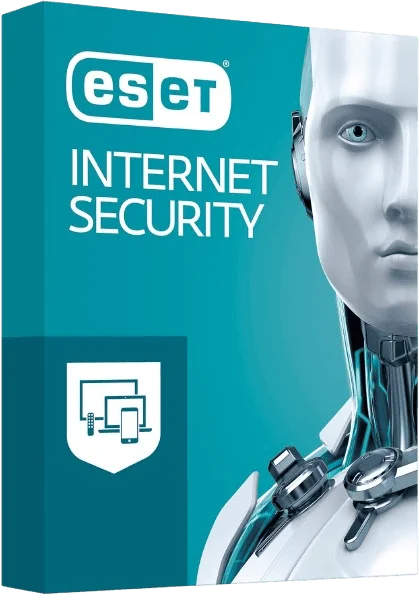 ESET Internet Security Verpackung mit Robotermotiv