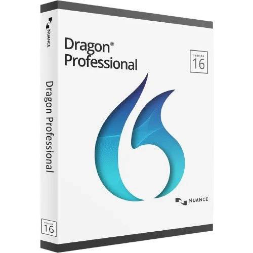 Verpackung der Dragon Professional Version 16 von Nuance